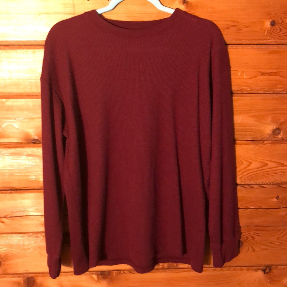 Maroon shirt